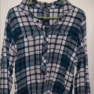 Flannel button down